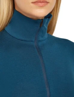T-shirt Femme 260 Tech 1/2 Zip Atlantis