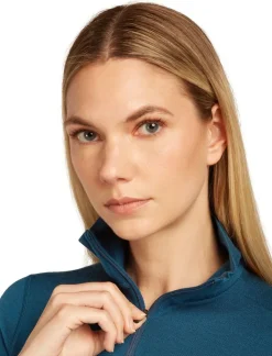T-shirt Femme 260 Tech 1/2 Zip Atlantis