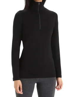 T-shirt Femme 260 Tech 1/2 Zip Noir