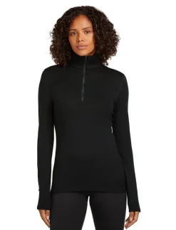 T-shirt Femme 260 Tech 1/2 Zip Noir
