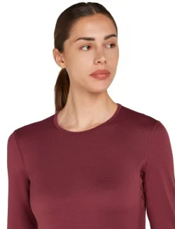 T-shirt Femme 260 Tech Port - Tee Shirt Ml | Icebreaker