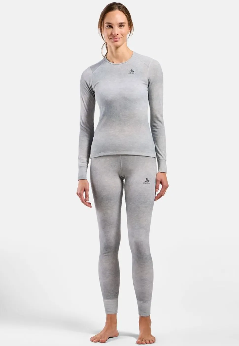 T-Shirt Femme Active Warm X Pow Silver Grey