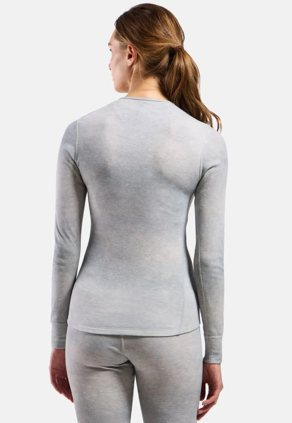 T-Shirt Femme Active Warm X Pow Silver Grey