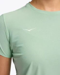 T-Shirt Femme Airolite 2.0 Jadeite - Tee Shirt Mc | Hoka