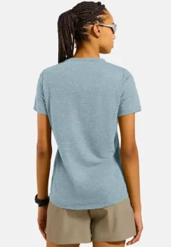 T-Shirt Femme Essential Linencool Baby Blue - Tee Shirt Mc | Odlo