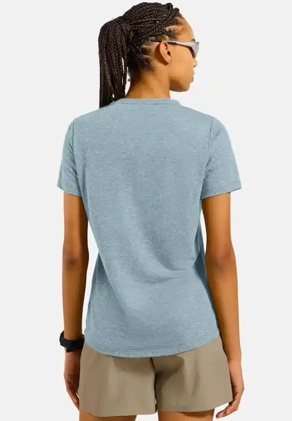 T-Shirt Femme Essential Linencool Baby Blue - Tee Shirt Mc | Odlo