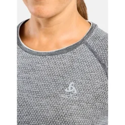 T-shirt Femme Essential Seamless Stone Grey Melange | Odlo