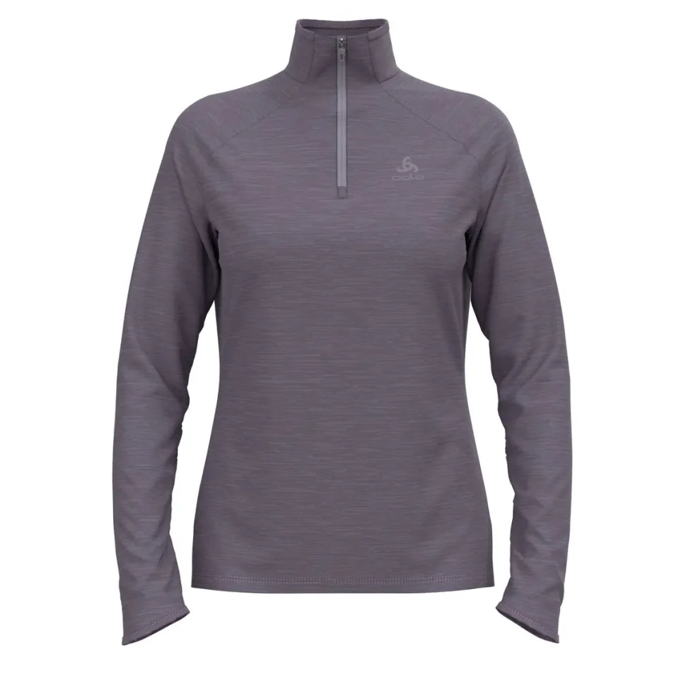 T-shirt Femme Essential Thermal Gray Ridge Melange - Polaire | Odlo
