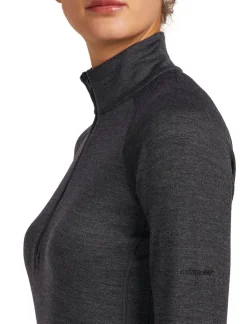 T-Shirt Femme Mer 260 Zoneknit Half Zip Jet Heather