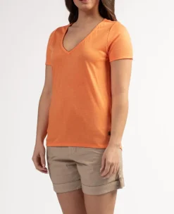 T-shirt Femme Perel Orange - Tee Shirt Mc | Sun Valley