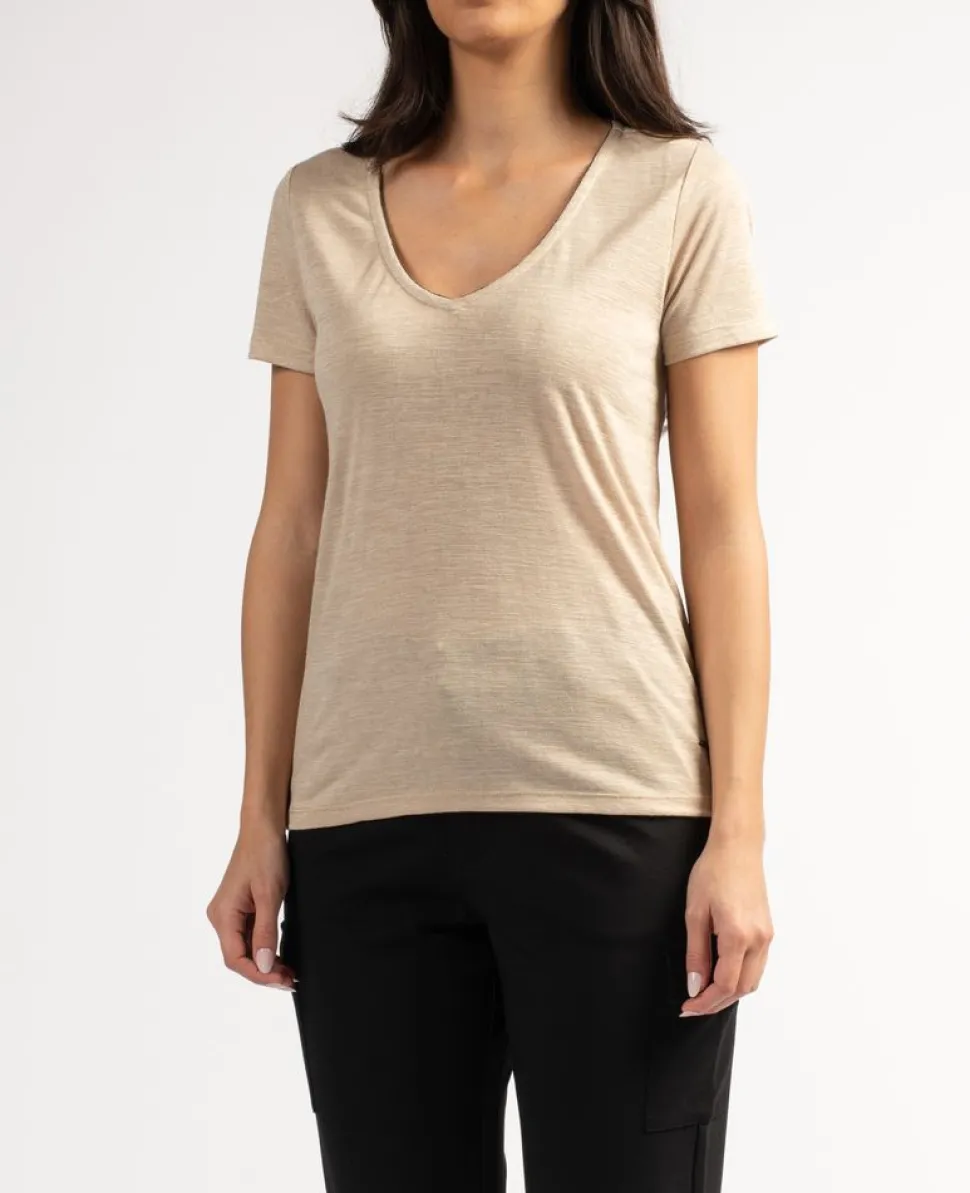 T-shirt Femme Perel Sable - Tee Shirt Mc | Sun Valley
