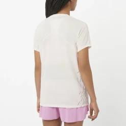 T-shirt Femme Sense Aero Gfx Whisper White - Tee Shirt Mc | Salomon