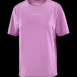 T-shirt Femme Shkout Core Ss Iris Orchid - Tee Shirt Mc | Salomon