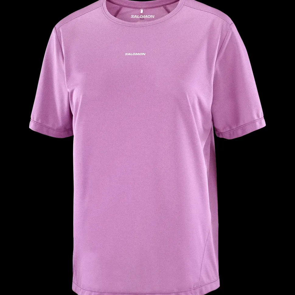 T-shirt Femme Shkout Core Ss Iris Orchid - Tee Shirt Mc | Salomon