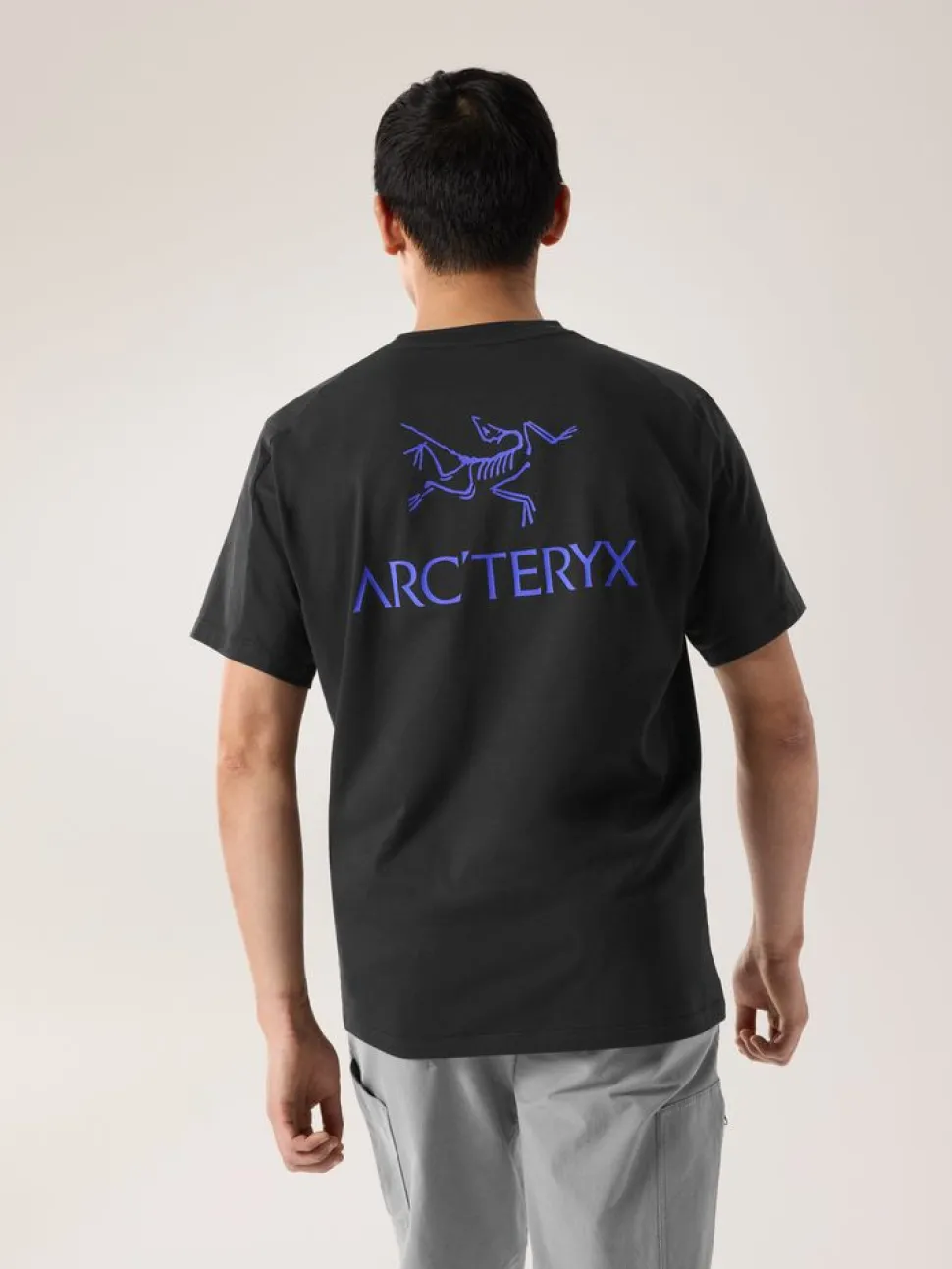 T-shirt Kragg Sl Cotton Bird Word Black Electra | Arcteryx