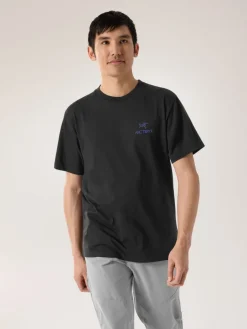 T-shirt Kragg Sl Cotton Bird Word Black Electra | Arcteryx