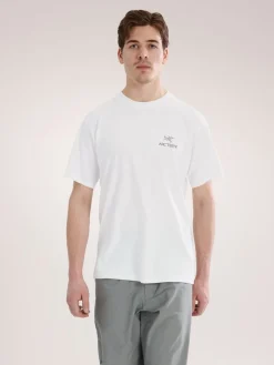 T-shirt Kragg Sl Cotton Bird Word White Light Black | Arcteryx