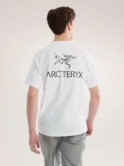 T-shirt Kragg Sl Cotton Bird Word White Light Black | Arcteryx