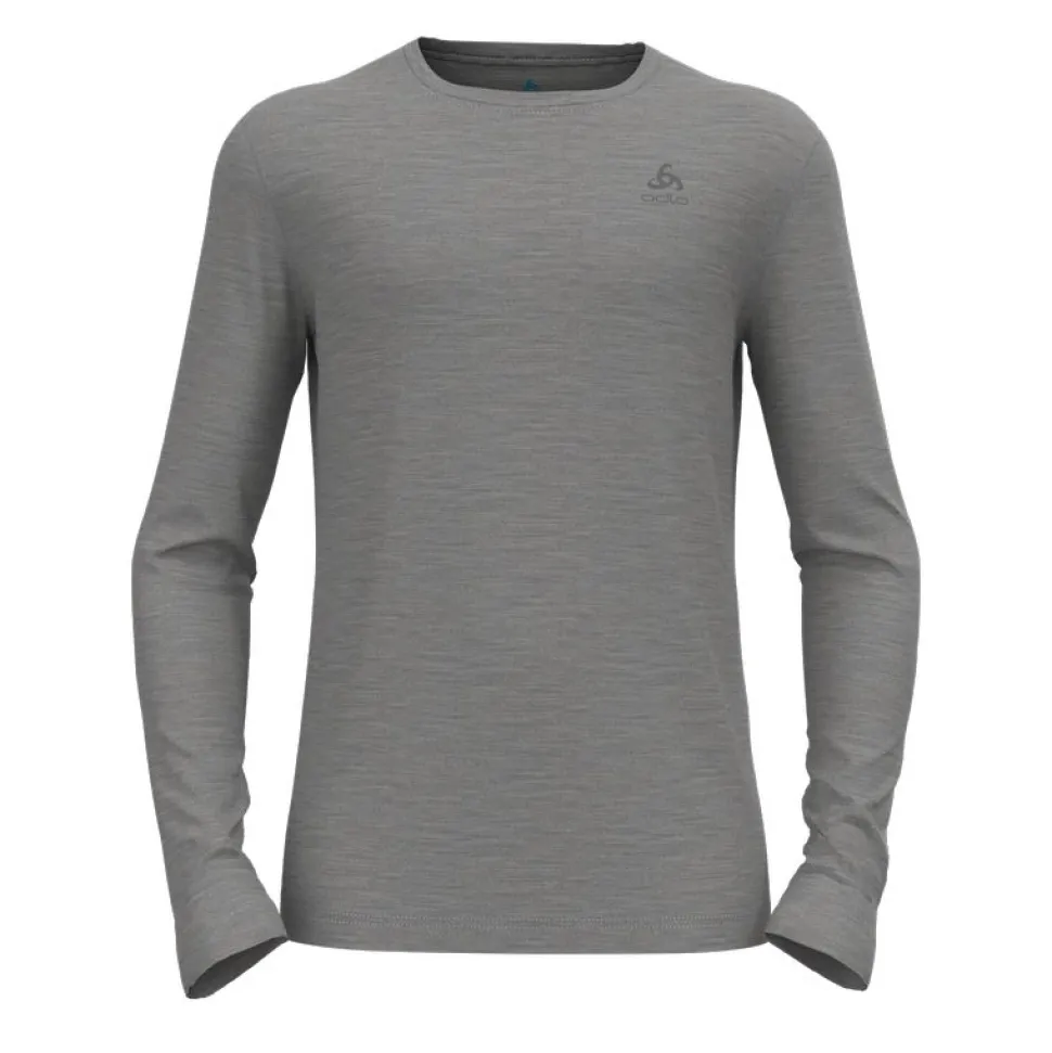 T-shirt Merino 200 Steel Grey Melange - Tee Shirt Ml | Odlo