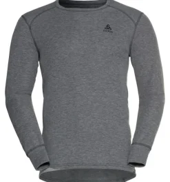 T-shirt Ml Active Warm Eco Steel Grey Melange - Tee Shirt | Odlo
