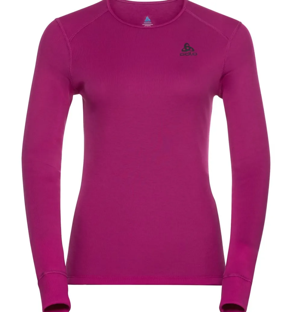 T-shirt Ml Femme Active Warm Eco Fuschia - Tee Shirt Ml | Odlo