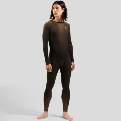 T-shirt Performance Warm Blackcomb Fudge - Tee Shirt Ml | Odlo