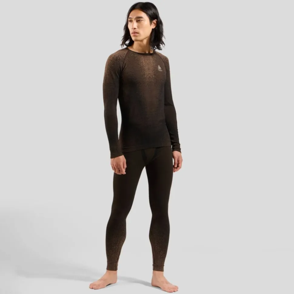 T-shirt Performance Warm Blackcomb Fudge - Tee Shirt Ml | Odlo