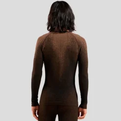 T-shirt Performance Warm Blackcomb Fudge - Tee Shirt Ml | Odlo
