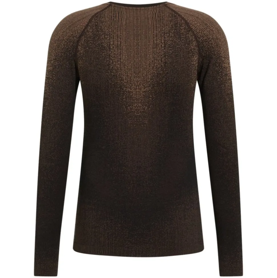 T-shirt Performance Warm Blackcomb Fudge - Tee Shirt Ml | Odlo