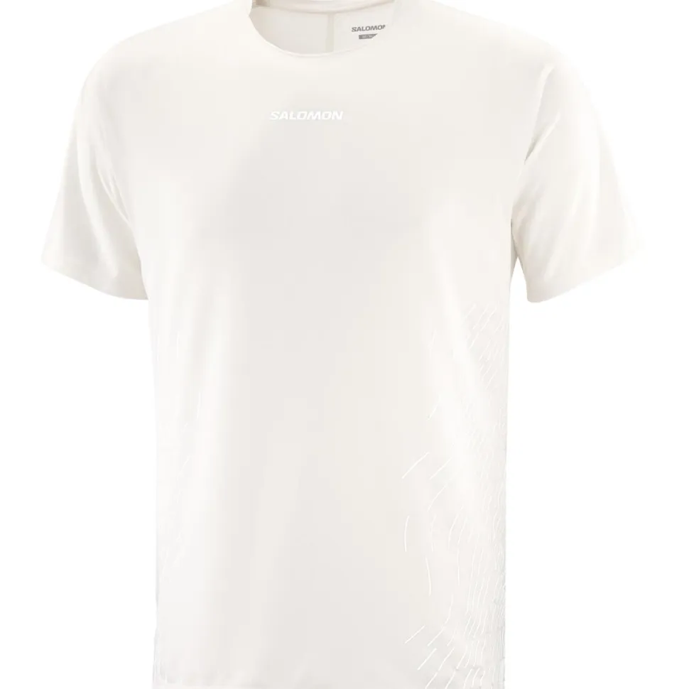 T-shirt Sense Aero Gfx Whisper White - Tee Shirt Mc | Salomon
