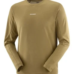 T-shirt Shkout Core Brilliant Olive - Tee Shirt Ml | Salomon