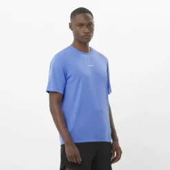 T-shirt Shkout Core Ultramarine - Tee Shirt Mc | Salomon