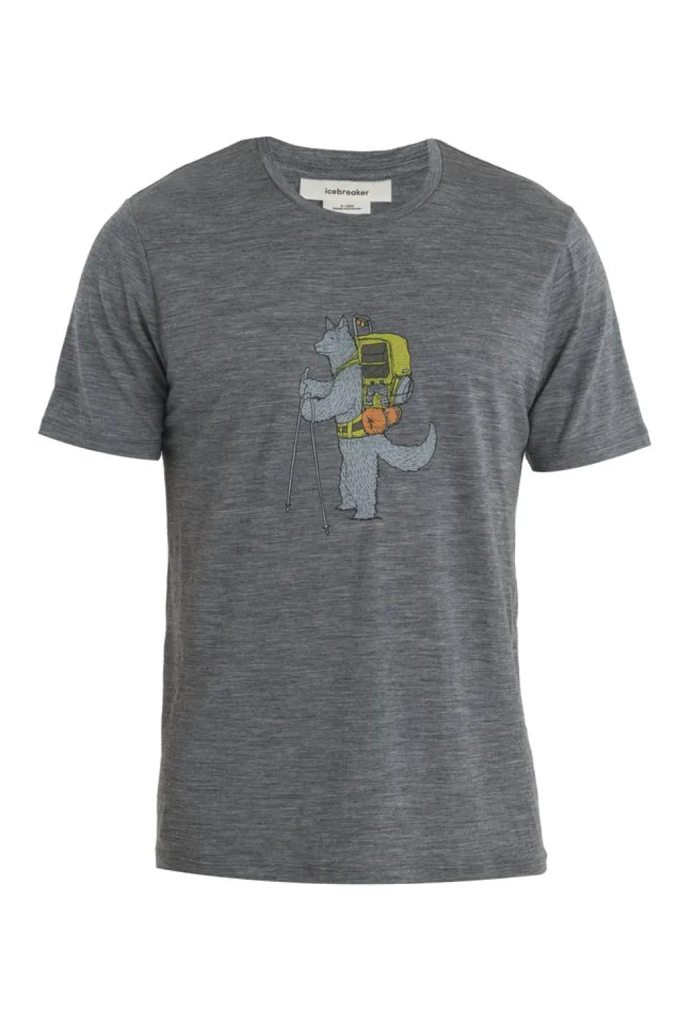T-shirt Tech Lite II Tech Head Gritstone - Tee Shirt Mc | Icebreaker