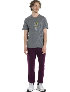 T-shirt Tech Lite II Tech Head Gritstone - Tee Shirt Mc | Icebreaker