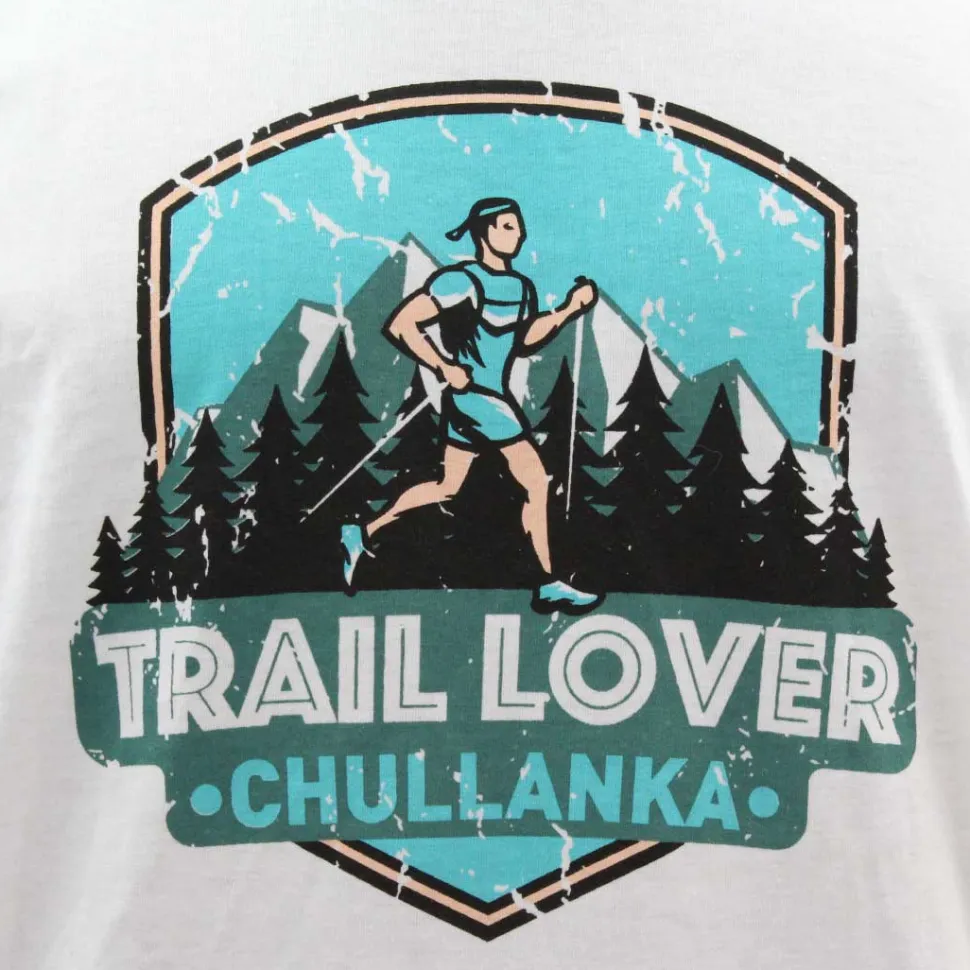T-shirt Trail Lover Blanc - Tee Shirt Mc | Chullanka