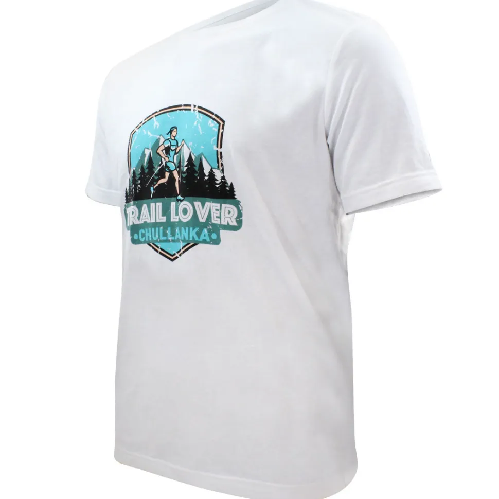 T-shirt Trail Lover Blanc - Tee Shirt Mc | Chullanka