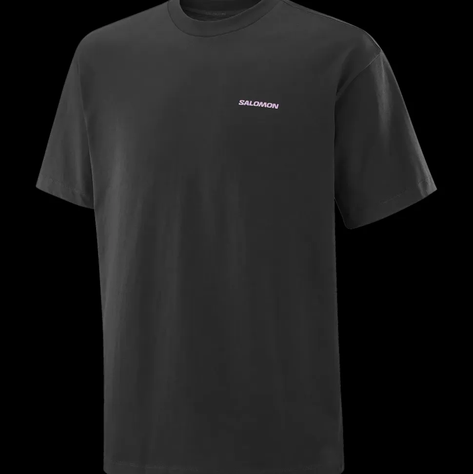 T-shirt Wild Rays Deep Black - Tee Shirt Mc | Salomon