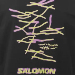 T-shirt Wild Rays Deep Black - Tee Shirt Mc | Salomon