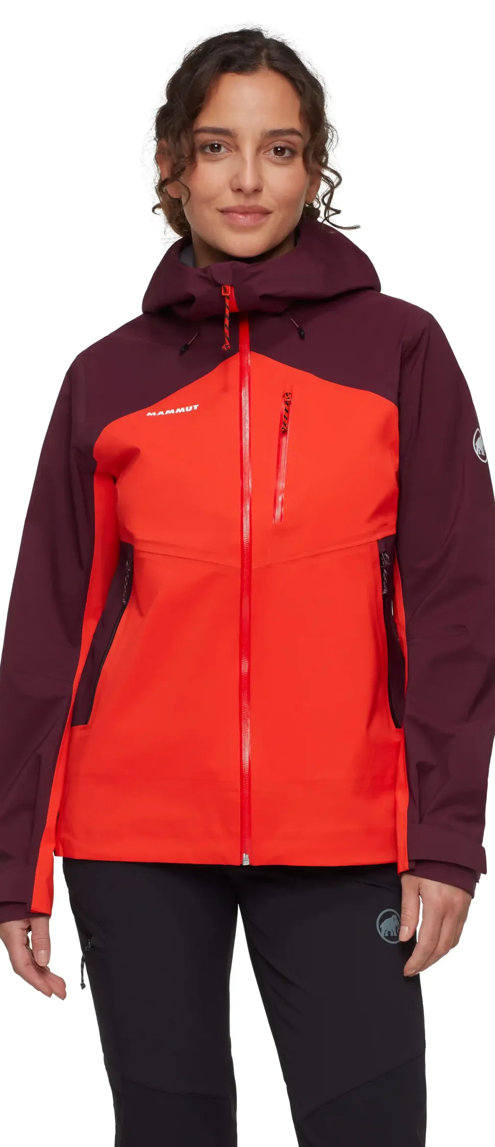 Veste F Alto Guide Hs Hooded Red Vin - Veste | Mammut