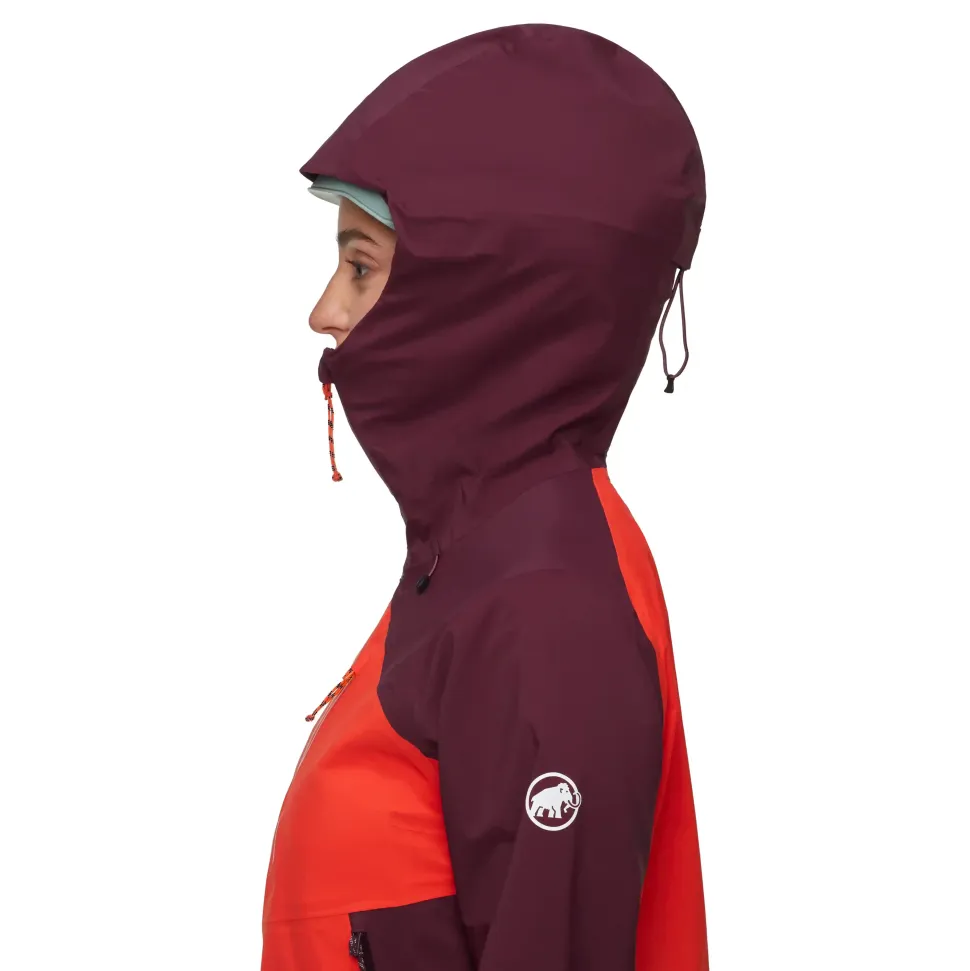 Veste F Alto Guide Hs Hooded Red Vin - Veste | Mammut