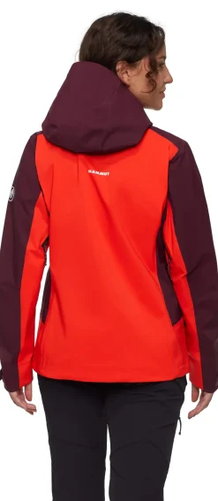 Veste F Alto Guide Hs Hooded Red Vin - Veste | Mammut