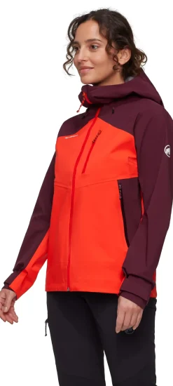 Veste F Alto Guide Hs Hooded Red Vin - Veste | Mammut