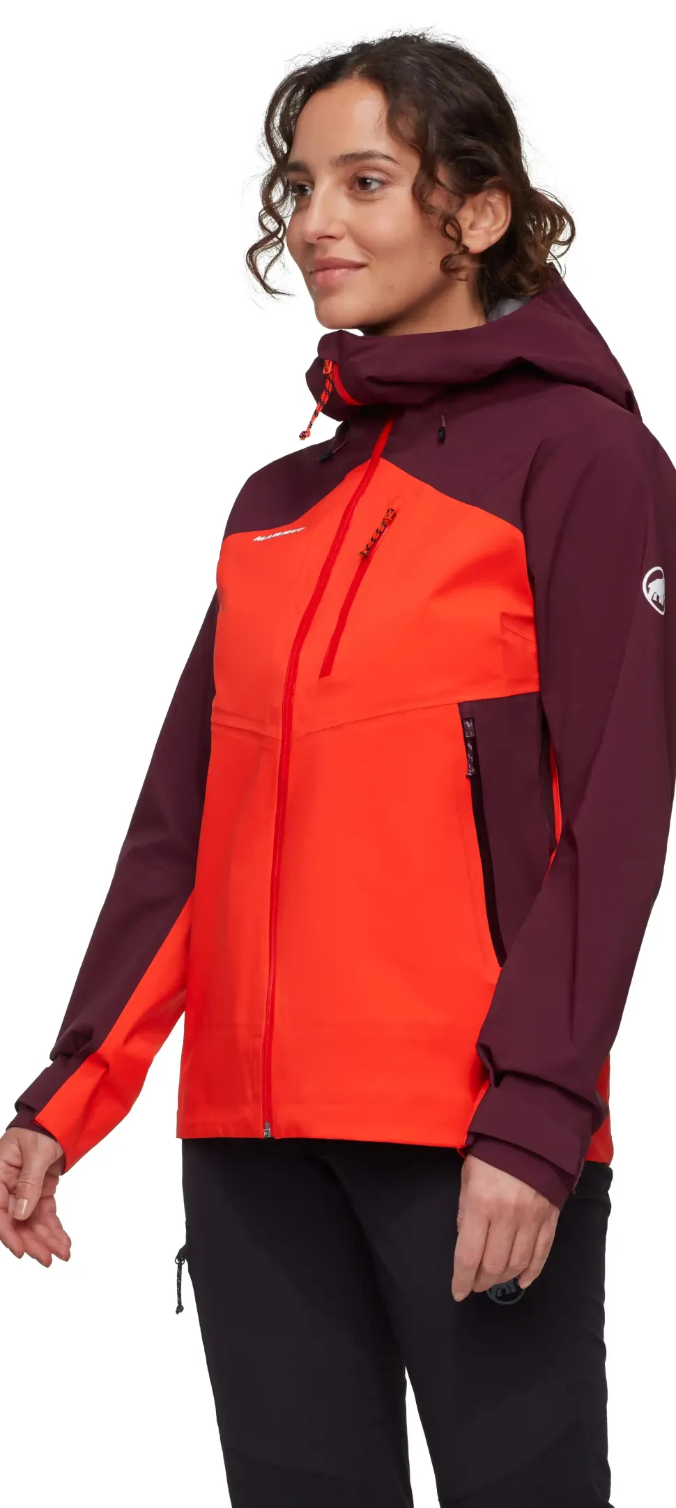 Veste F Alto Guide Hs Hooded Red Vin - Veste | Mammut