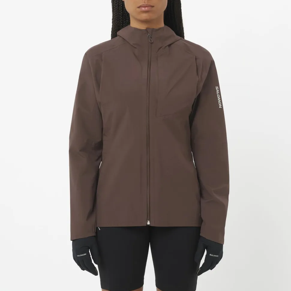 Veste Femme Bonatti Trail Coffee Bean - Veste | Salomon