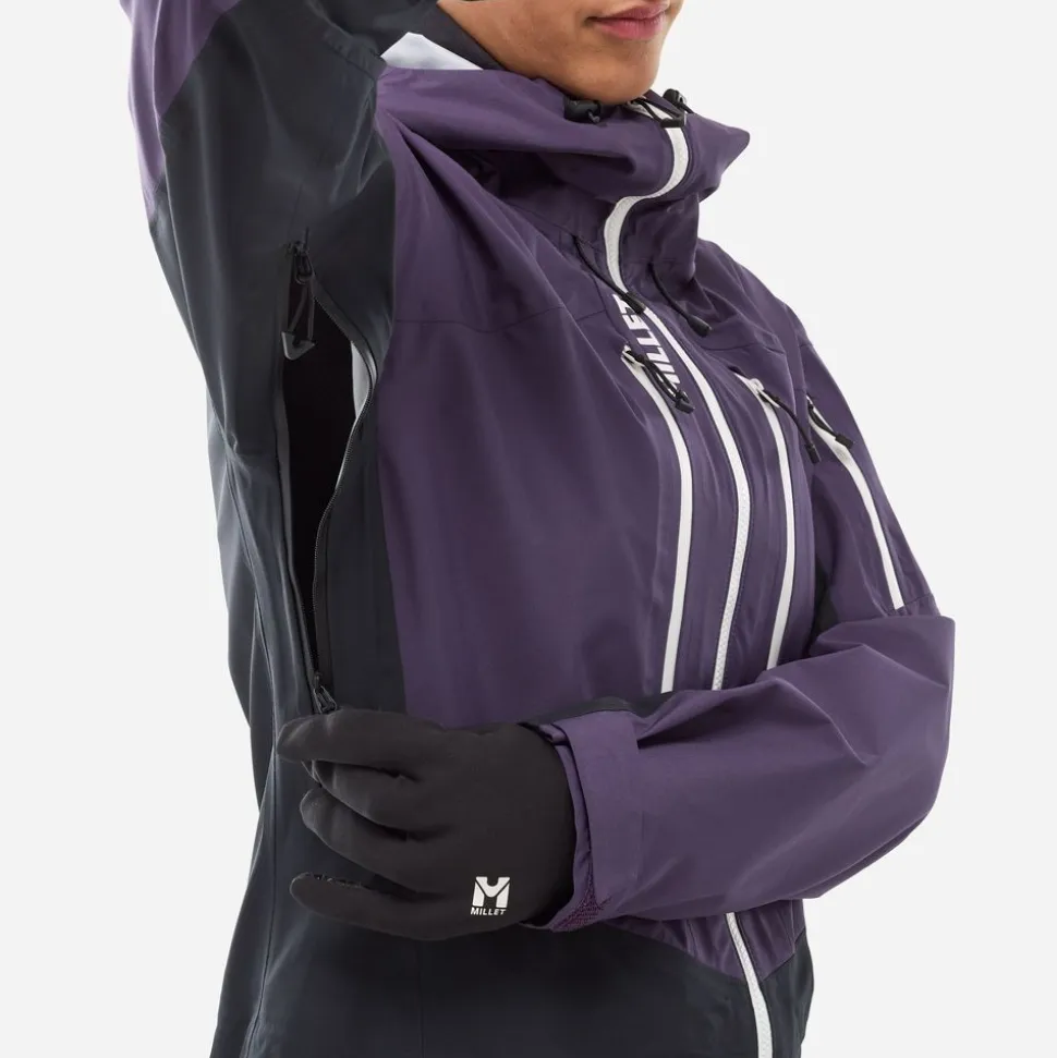 Veste Femme M White 3l Purple Velvet Black