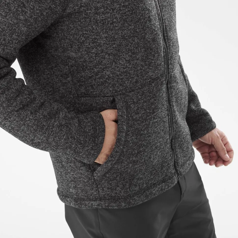 Veste Polaire Cali F-zip Anthracite Grey - Polaire | Lafuma