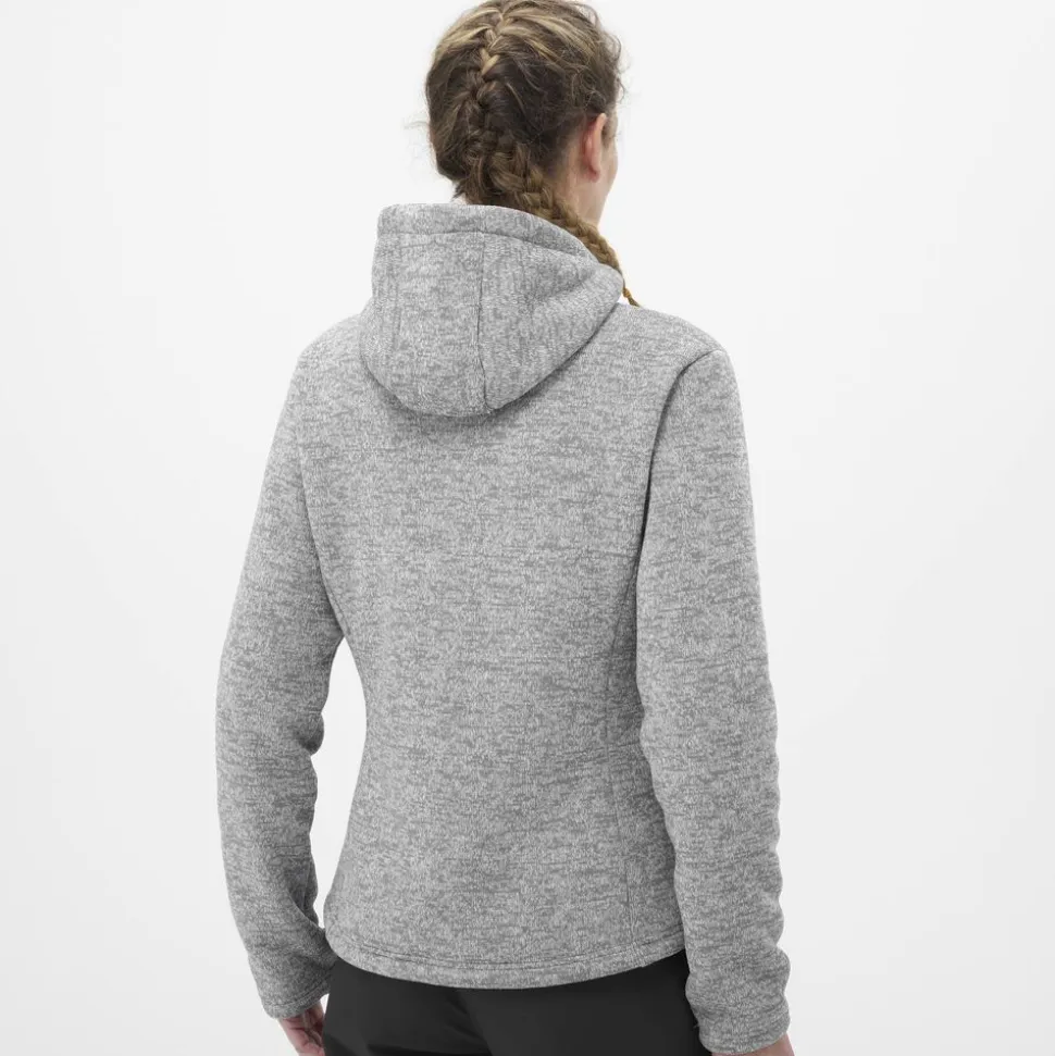 Veste Polaire Femme Cali Heather Grey - Polaire | Lafuma