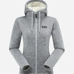 Veste Polaire Femme Cali Heather Grey - Polaire | Lafuma