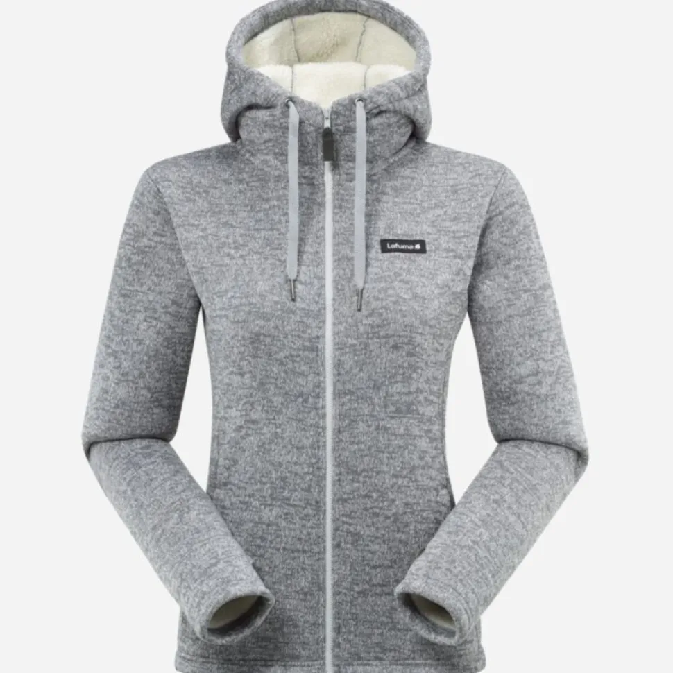 Veste Polaire Femme Cali Heather Grey - Polaire | Lafuma
