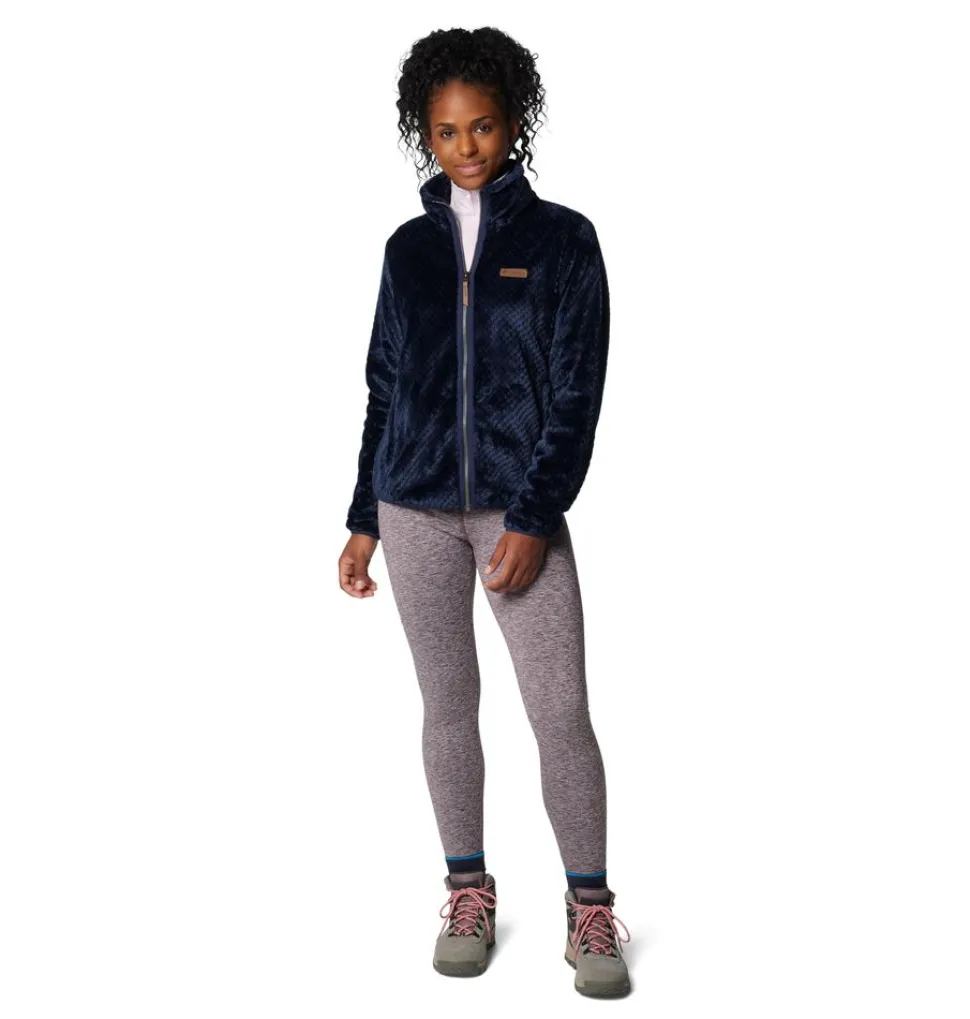 Veste Polaire Femme Fire Side II Sherpa Collegiate Navy - Polaire